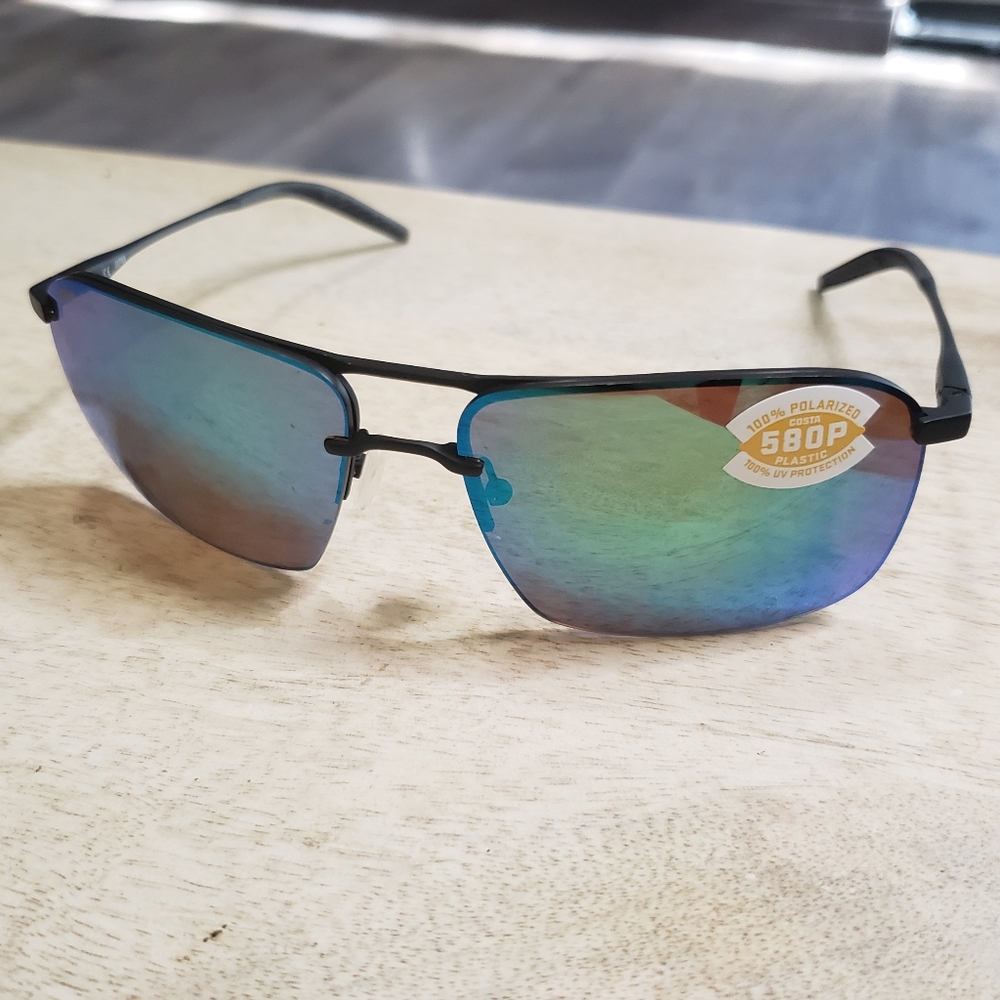 Costa Skimmer Green Mirror Polarized Sunglasses